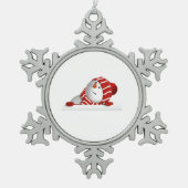 Sneeuwvlok omlijst ornament (Voorkant)