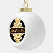 Sneeuwvlok omlijst ornament (Rechts)
