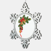 Sneeuwvlok omlijst ornament (Rechts)