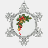 Sneeuwvlok omlijst ornament (Voorkant)