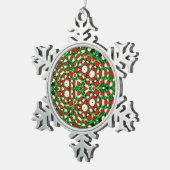 Sneeuwvlok Omlijst Ornament (Rechts)