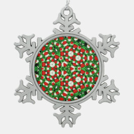 Sneeuwvlok Omlijst Ornament