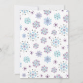 Sneeuwvlok, ONEderland Uitnodiging (Achterkant)