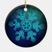 Sneeuwvlok Ornament 2 (Achterkant)