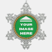 Sneeuwvlok Ornament gepersonaliseerd - Afbeelding  (Voorkant)