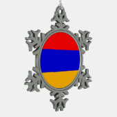 Sneeuwvlok Ornament met Armeniëvlag (Links)