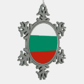Sneeuwvlok Ornament met Bulgaarse vlag (Links)