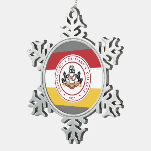 * Sneeuwvlok Ornament met PMC Flag logo (Rechts)