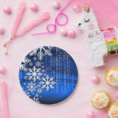 Sneeuwvlok papier Bord (Feest)