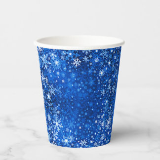 Sneeuwvlok Papier party cups Papieren Bekers
