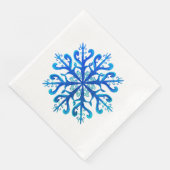 Sneeuwvlok Papieren Servetten (Hoek)