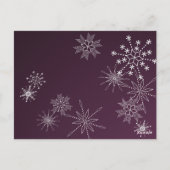 Sneeuwvlok Pareltjes / Tafel Kaart (Achterkant)