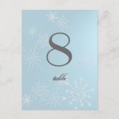 Sneeuwvlok Pareltjes / Tafel Kaart (Voorkant)