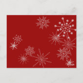 Sneeuwvlok Pareltjes / Tafel Kaart (Achterkant)