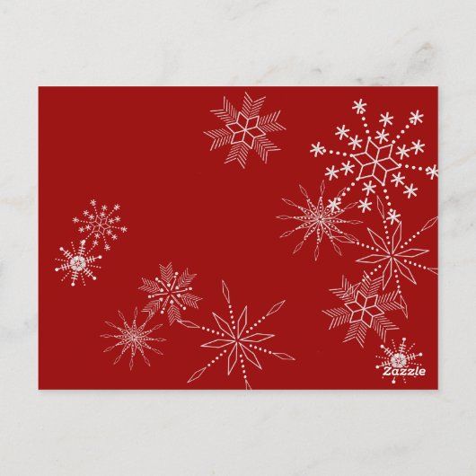 Sneeuwvlok Pareltjes / Tafel Kaart (Achterkant)