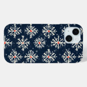 Sneeuwvlok patroon Winter Style Case-Mate iPhone Case (Achterkant (horizontaal))