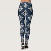 Sneeuwvlok patroon Winter Style Leggings (Achterkant)