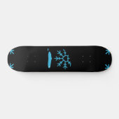 sneeuwvlok persoonlijk skateboard (Horizontaal)
