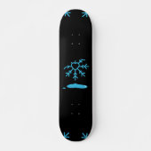 sneeuwvlok persoonlijk skateboard (Voorkant)