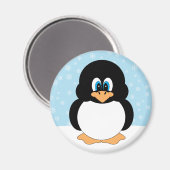 Sneeuwvlok pinguïn magneet (Voorkant / Achterkant)