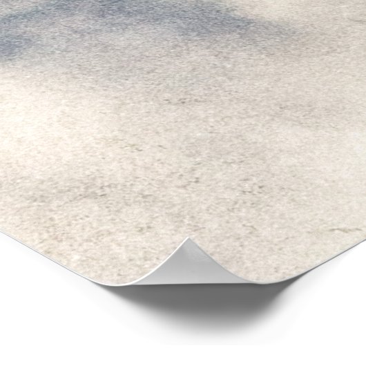 Sneeuwvlok Poster (Hoek)