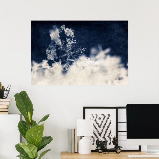 Sneeuwvlok Poster (Thuiskantoor)