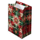 Sneeuwvlok pracht medium cadeauzakje (Voorkant Gekanteld)