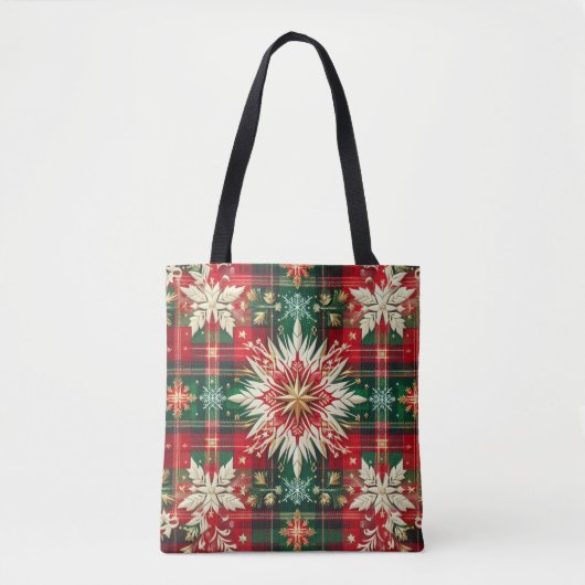 Sneeuwvlok pracht tote bag (Voorkant)