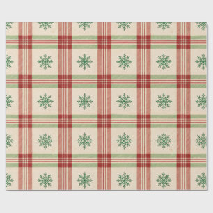 Sneeuwvlok raster cadeaupapier