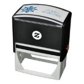 Sneeuwvlok retouradres zelfinkende stempel (Product)