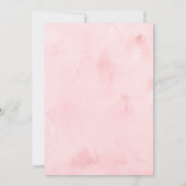 Sneeuwvlok Roze & Zilveren Glitter Winter Baby sho Kaart (Achterkant)