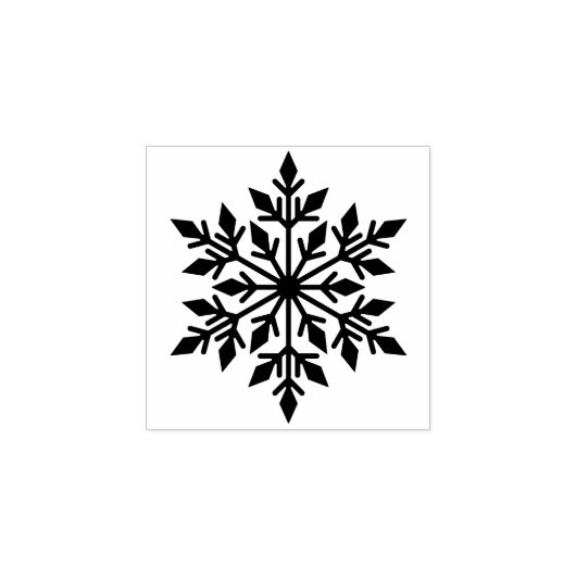 Sneeuwvlok Rubbir Stamp Rubberstempel (Afrduk)