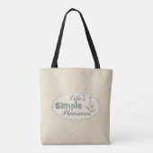 sneeuwvlok schaatsen schattige winter tote bag (Achterkant)