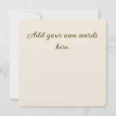 sneeuwvlok schaatsen wintergroen kaart (Achterkant)