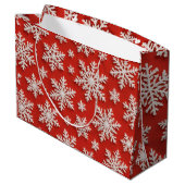 Sneeuwvlok Schat Groot Cadeauzakje (Achterkant Gekanteld)