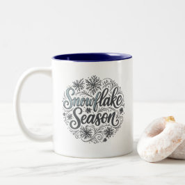 Sneeuwvlok Seizoen Winter Esthetische Koffie Mok