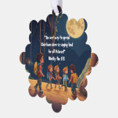 Sneeuwvlok sereniteit: mat papier Ornament-stijl Ornament Kaart (Links)