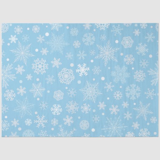 Sneeuwvlok Serie 16 Ontwerp 6 Tissuepapier (Voorkant)