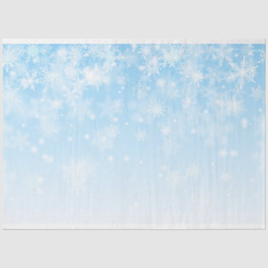 Sneeuwvlok Serie 6 Ontwerp 5 Tissuepapier (Voorkant)