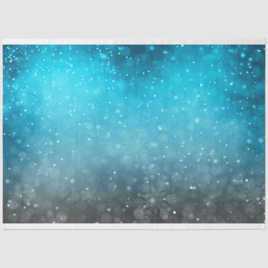 Sneeuwvlok Serie Ontwerp 11 Tissuepapier (Voorkant)