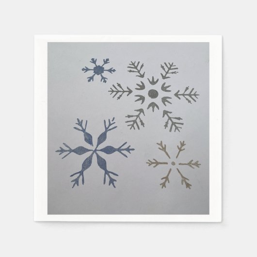 sneeuwvlok servetten (Voorkant)