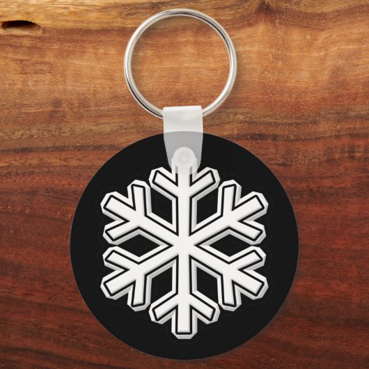 Sneeuwvlok Sleutelhanger (Voorkant)