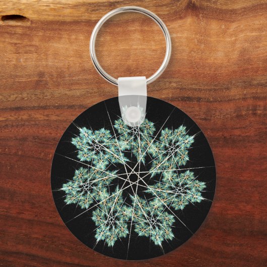 sneeuwvlok sleutelhanger (Voorkant)