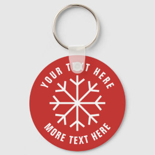 Sneeuwvlok sleutelhanger Kerstfeest cadeau