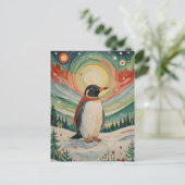 Sneeuwvlok Soirée Briefkaart (Staand voorkant)