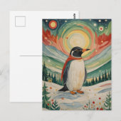 Sneeuwvlok Soirée Briefkaart (Voorkant / Achterkant)