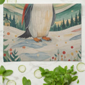 Sneeuwvlok Soirée Theedoek (Gevouwen)