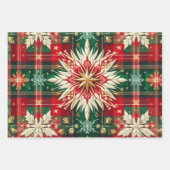 Sneeuwvlok Splendor Inpakpapier Vel (Voorkant 3)