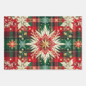 Sneeuwvlok Splendor Inpakpapier Vel (Voorkant)