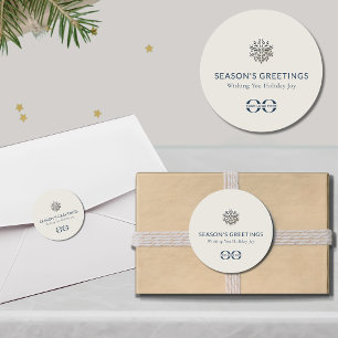 Sneeuwvlok Sticker voor Corporate Holiday Gifting